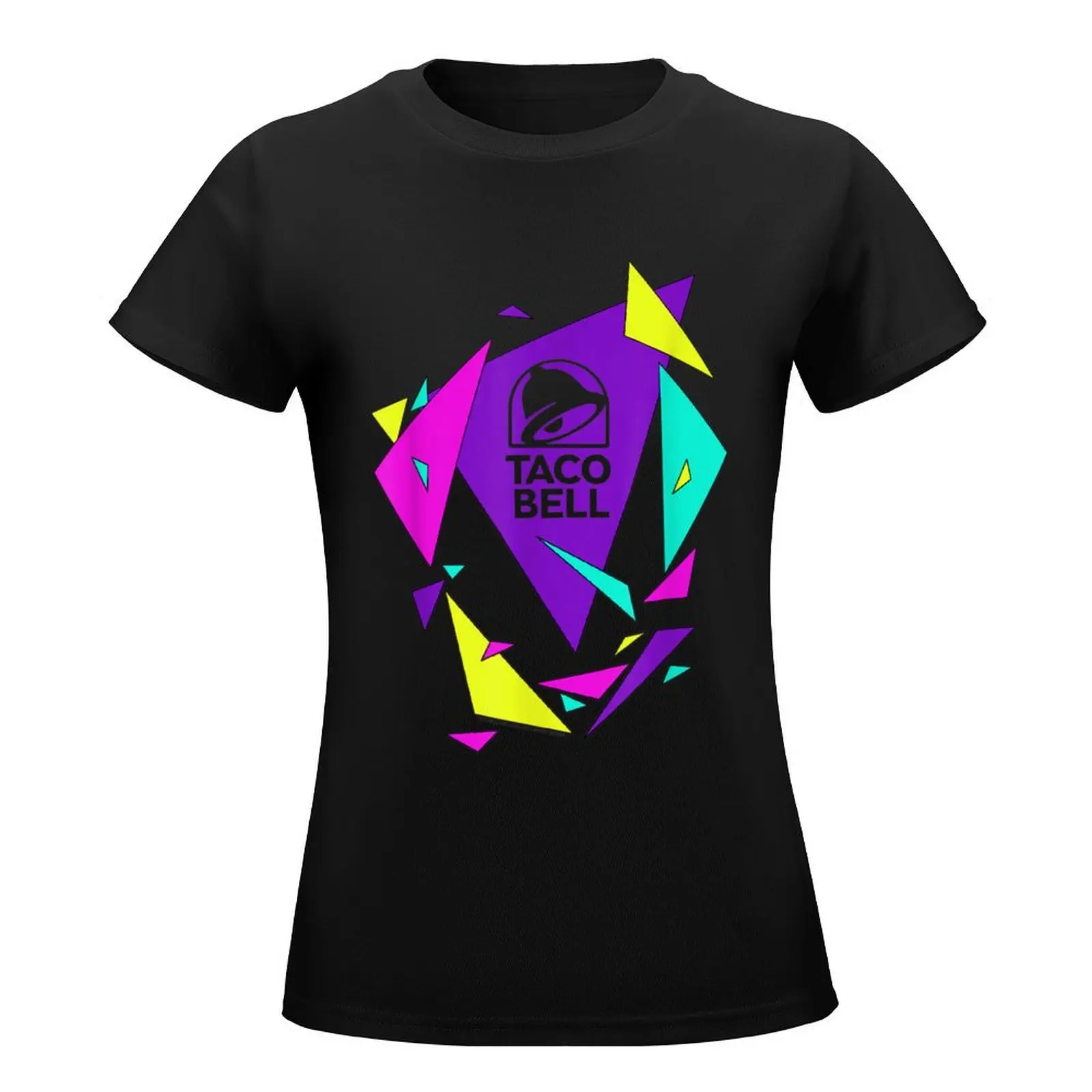 Taco Bell Triangles T-Shirt customs kawaii clothes anime blacks workout shirts for Women loose fit