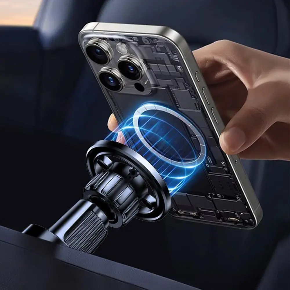 New 360°Rotation Magnetic Car Phone Holder Adjustable Arm Strong Magnet Magnet Car Mount Car Bracket for