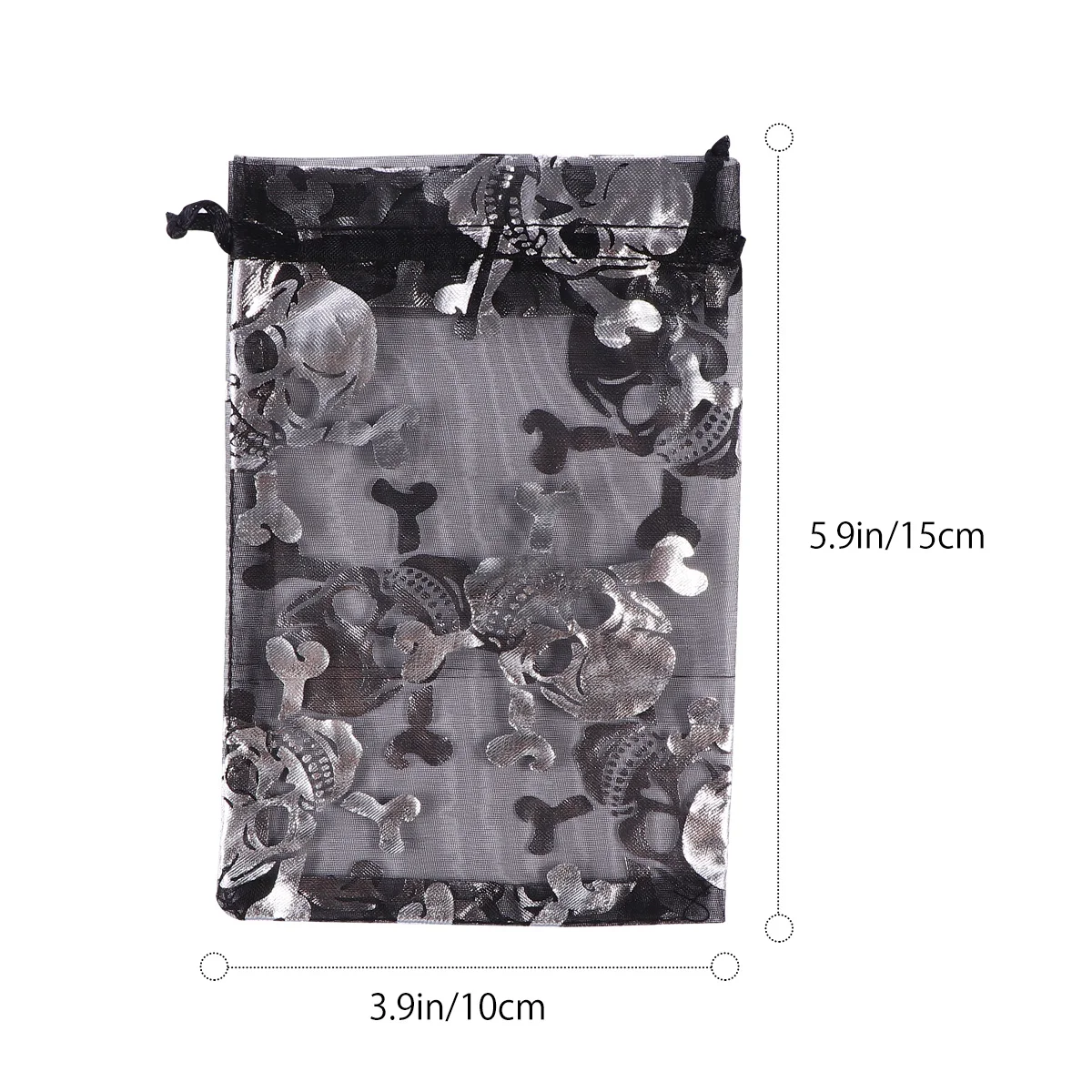 Silk Snack Pouch Spider Web Gauze Bag Goodie Bags Candy Drawstring Organza Bundle Pockets Child