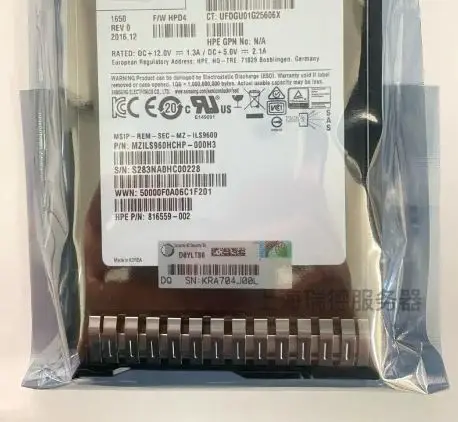 For 816568-B21 817049 960G SSD SAS 12GB PM1633 hard drive