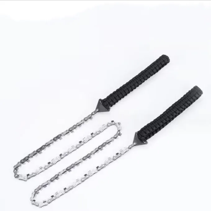 Portable 36 inch hand pulled saw chain garden trimming folding saw tool outdoor camping pocket saw survival saw