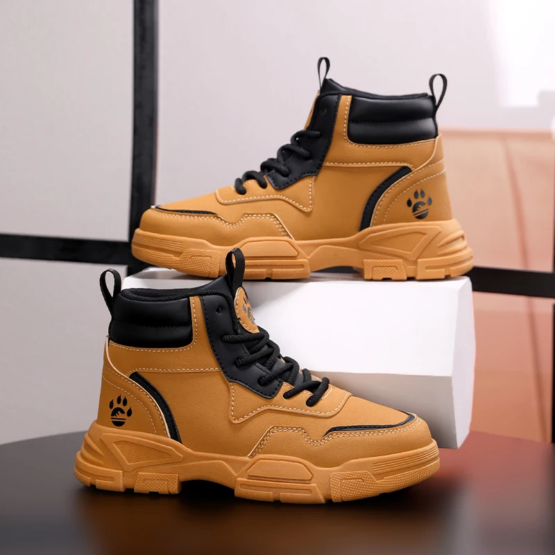 

Новинка 2023 года, осенняя детская спортивная обувь, прочная повседневная обувь в британском стиле в стиле ретро, удобные универсальные повседневные кроссовки