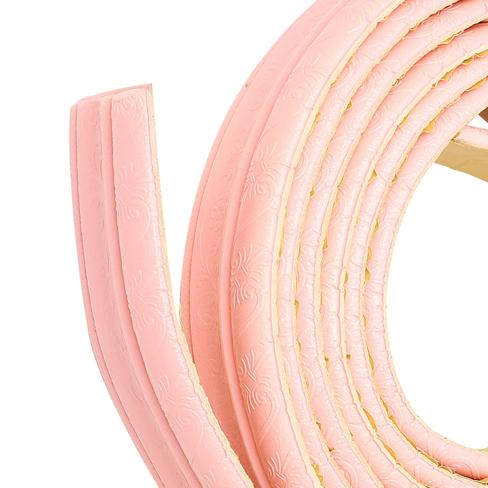 

3D Embossed Wall Skirting Border 3 Rolls Waterproof Removable Decorative Sticker Peel Stick Molding Kitchen Bathroom