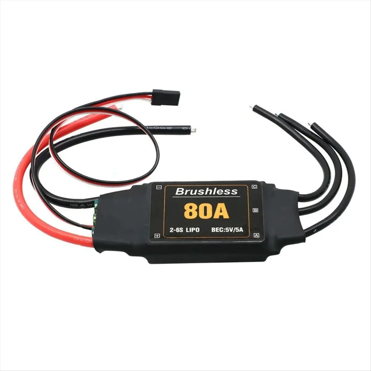 T35C RC Brushless 80A ESC Speed Controler 2-6S with 5V 5A UBEC for RC FPV Quadcopter RC Airplanes Helicopter