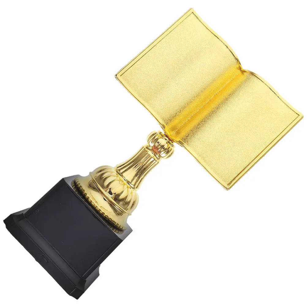 

1pc Small Exquisite Reading Competition Lightweight Durable Plastic Award Trophy For Book Lovers Room Decoration Multi-Function