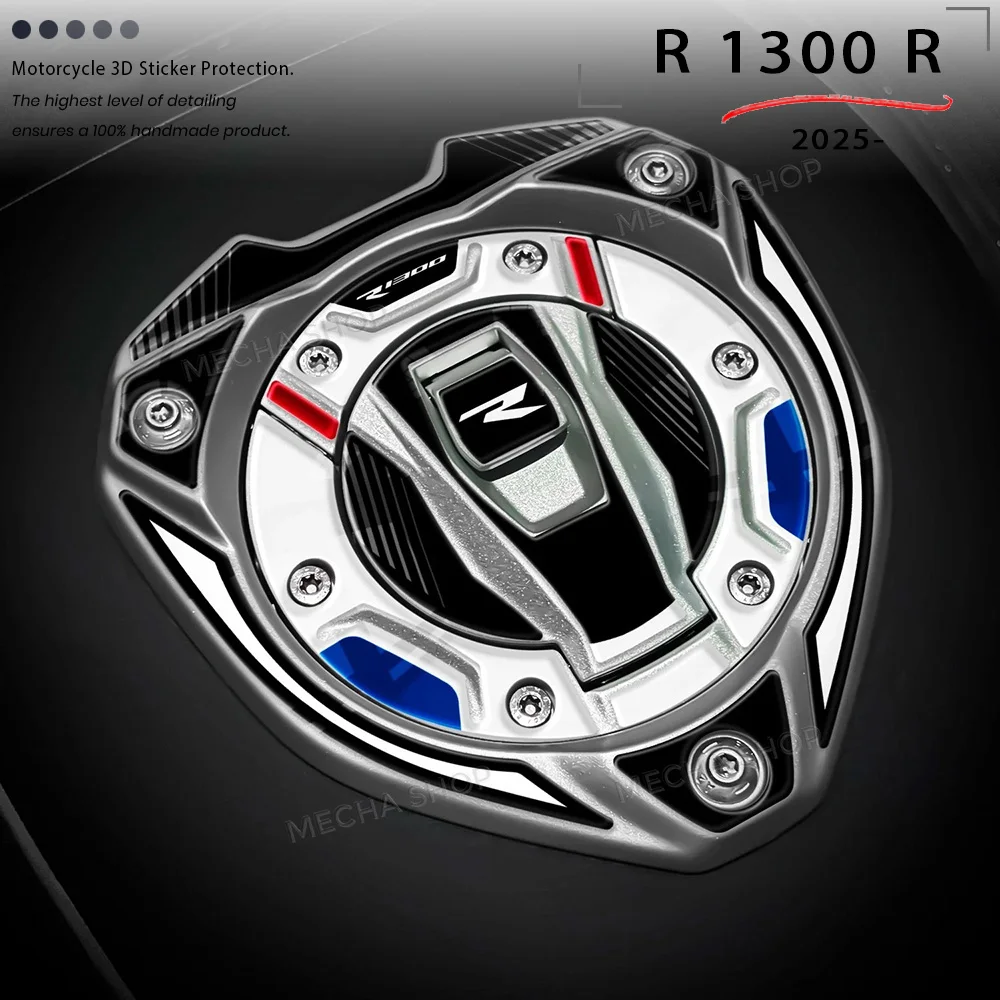 For R 1300 R 2025- Accessories R1300R 2026 Stickers Motorcycle Fuel Tank Cap Protection Waterproof 3D Sticker