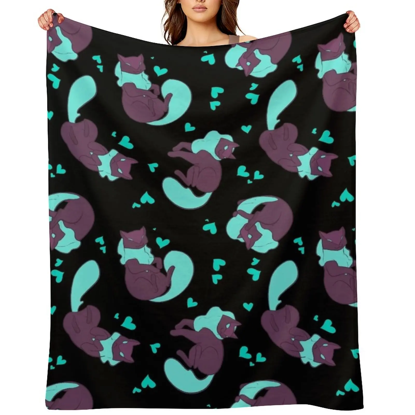 

Melog Pattern Throw Blanket Summer Beddings Decorative Throw Loose Soft Big Blankets