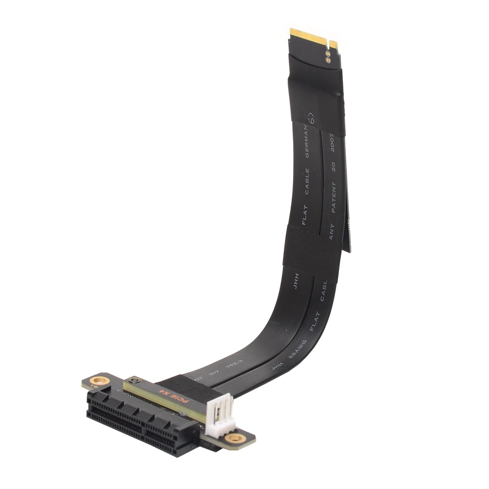 Imagem -06 - Adaptador de Extensor Jhh-link-pci-express Pcie x4 3.0 Pci-e 4x para M.2 m Chave Nvme 2280 Cartão Cabo Gen3.0 32g Bps Jhh-link