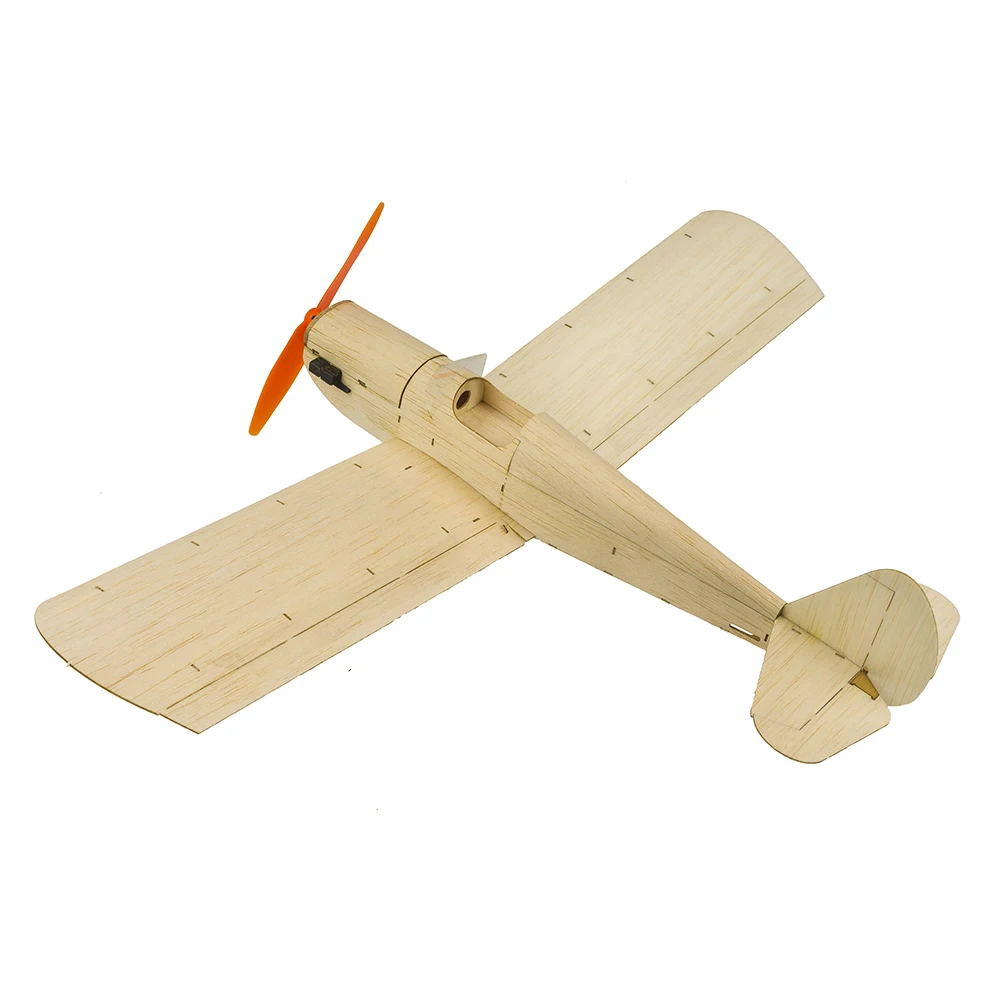 AEO Micro 460mm Wingspan Balsa Wood RC Airplane Kit Space Walker with MM1104 3700KV Motor for Indoor/Outdoor Flying RC Plane