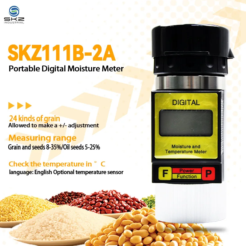 SKZ111B-2A High Quality Digital 24 Kinds of Grain Cocoa Bean Moisture Detector Meter