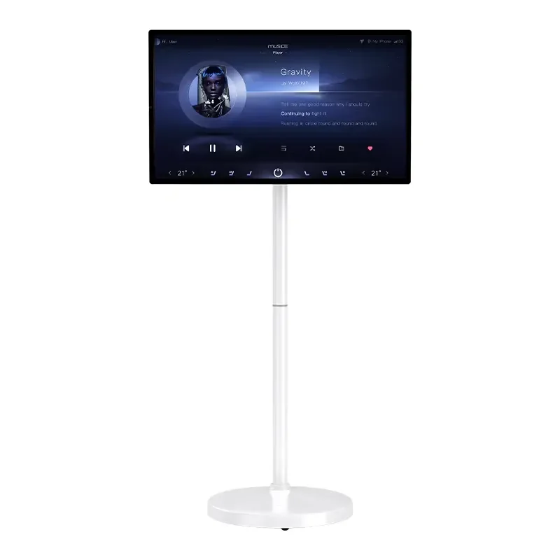 Factory Direct 23.8 Inch 32 Inch Smart Mobile TV 128GB Touch Screen Portable Smart TVs for Outdoor Use