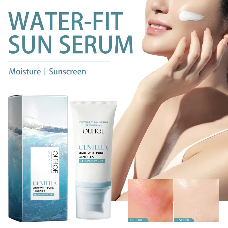 

Hydrating Protection Cream - Moisturize Soothe UV Shield Non-Whitecast Summer Lightweight With Centella Squalane