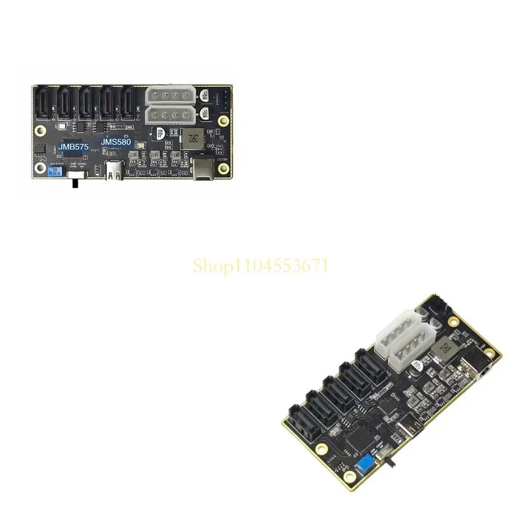 Best Seller Type C Storage Expansion Board With 5 SATA3 Port For Projects