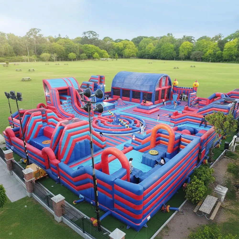 Customized Custom Made Sport Game Combo Amazing Fun City Inflatable Theme Parks for Children