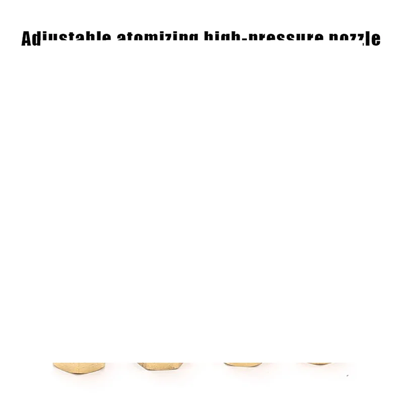 Boquilla de riego agrícola, boquilla de cerámica ajustable de 16x41x8MM, instalación sin esfuerzo con pulverizador ajustable