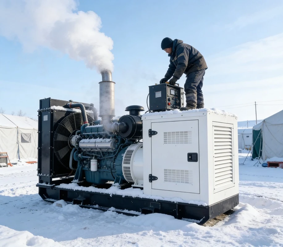 

60KW Soundproof Diesel Genset 75KVA Silent Permanent Magnet Power Generator