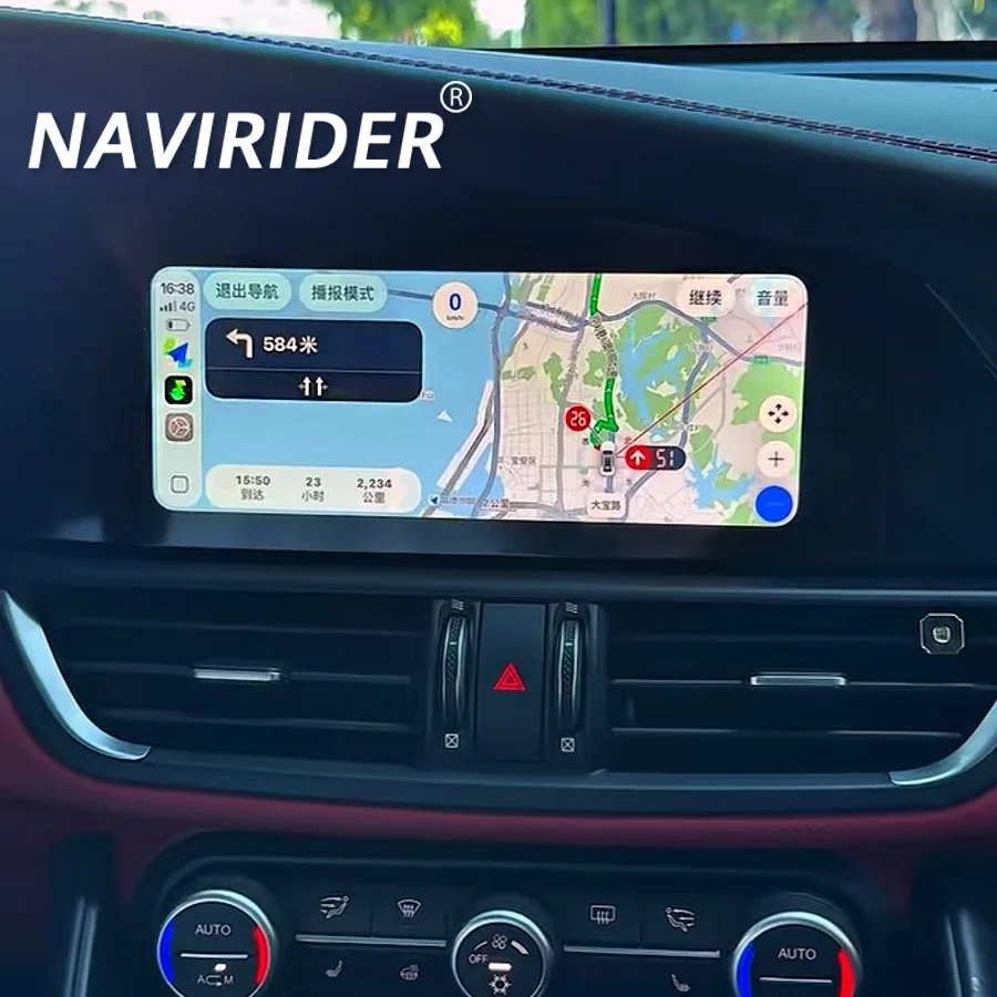 

Сенсорный автомобильный радиоприемник для Alfa Romeo Giulia Stelvio 2016-2024, Android 15, мультимедийный проигрыватель, GPS-навигация, стереосистема, CarPlay