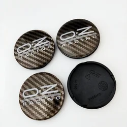 4pcs 62mm Car Wheel Caps With O.Z OZ Racing Sport Emblem Logo Rim Hub Cover Badge Styling Accessories For VW Golf Polo BMW Tesla