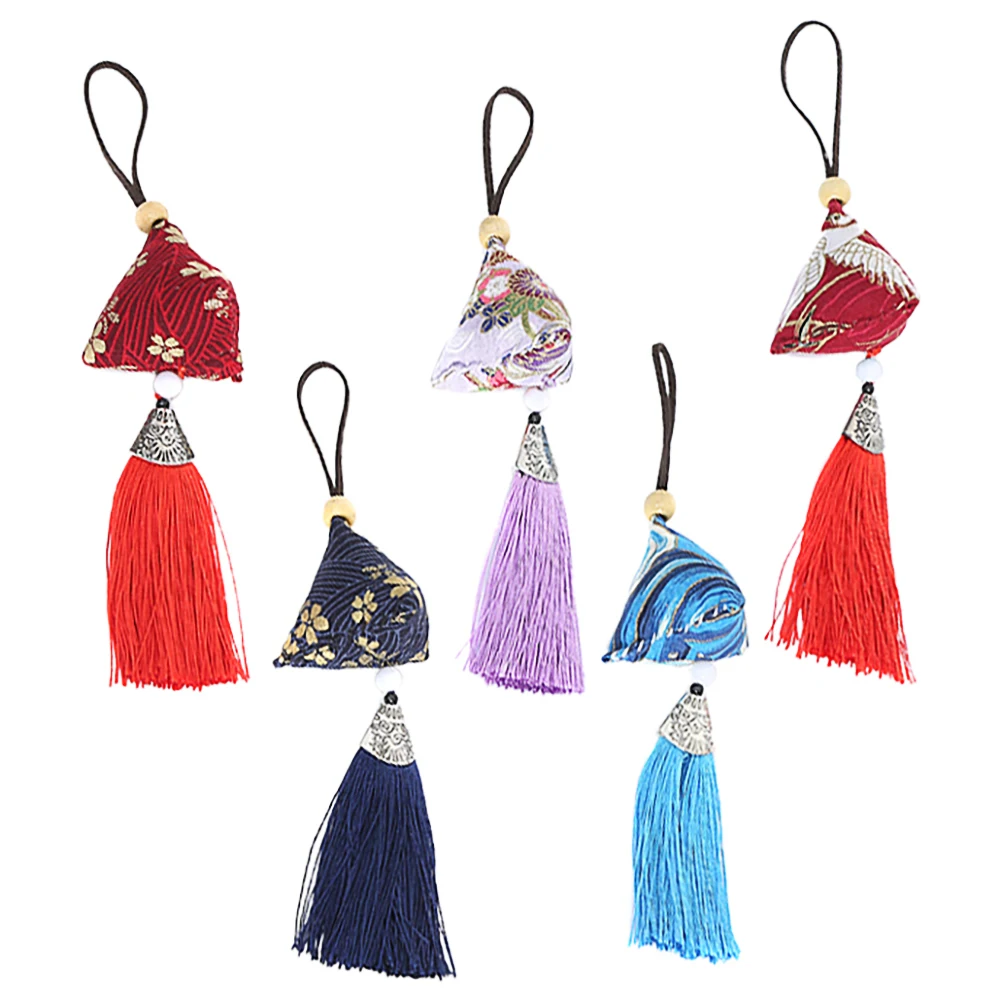 

5Pcs Scented Bags Blessing Sachet H made Pendant Lavender Spice Long Lasting Fragrance Material Tassel Bohemia Air