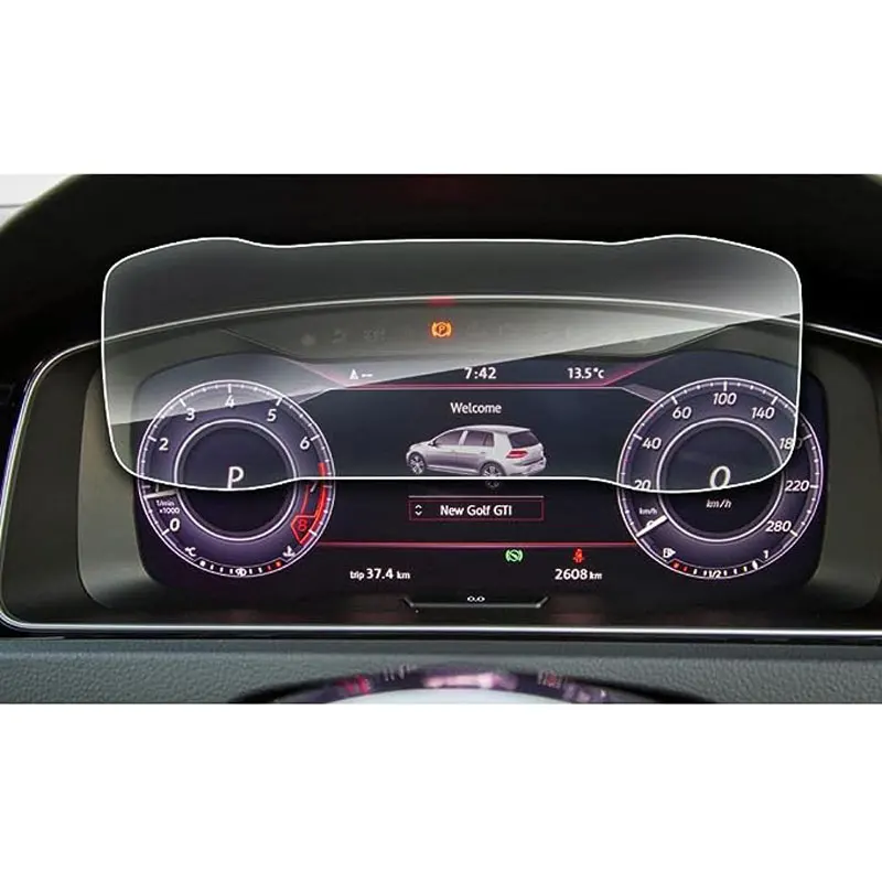 For Volkswagen Golf 7 MK7 2018 2019 2020 Automotive interior Instrument panel membrane Tempered glass protective film