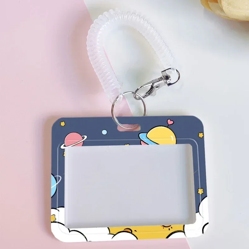 Creative Design Card Holder with Lanyard Suitable For Student Bus Card Meal Card Protection Case Cool Boys Door Badge Holder