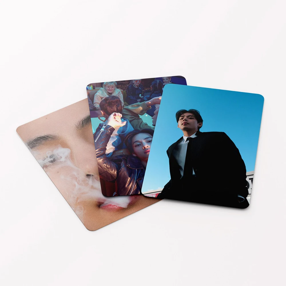 Imagem -05 - Lomo Photocards Collection Cards Cartão Fotográfico para Fãs 55 Pcs por Caixa v