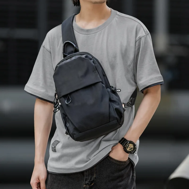 

Популярная мужская нагрудная сумка через границу, простая сумка через плечо на одно плечо, модная сумка почтальона