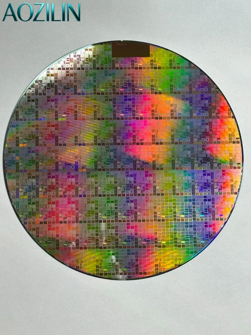 AOZILIN Wafer Silicon 8-inch 12-inch Integrated Circuit Lithography Chip Circuit Chip, Display Debugging Equipment.