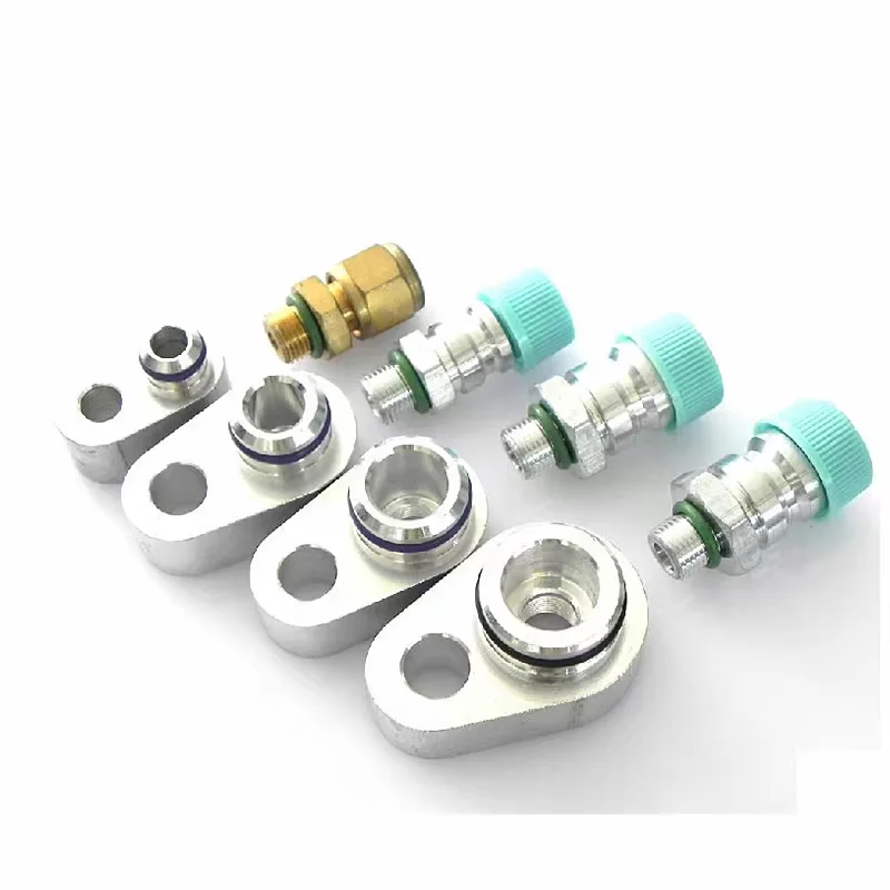 

Air conditioning compressor environmental protection 3 point pressure plate testing leak detection repair tool plug