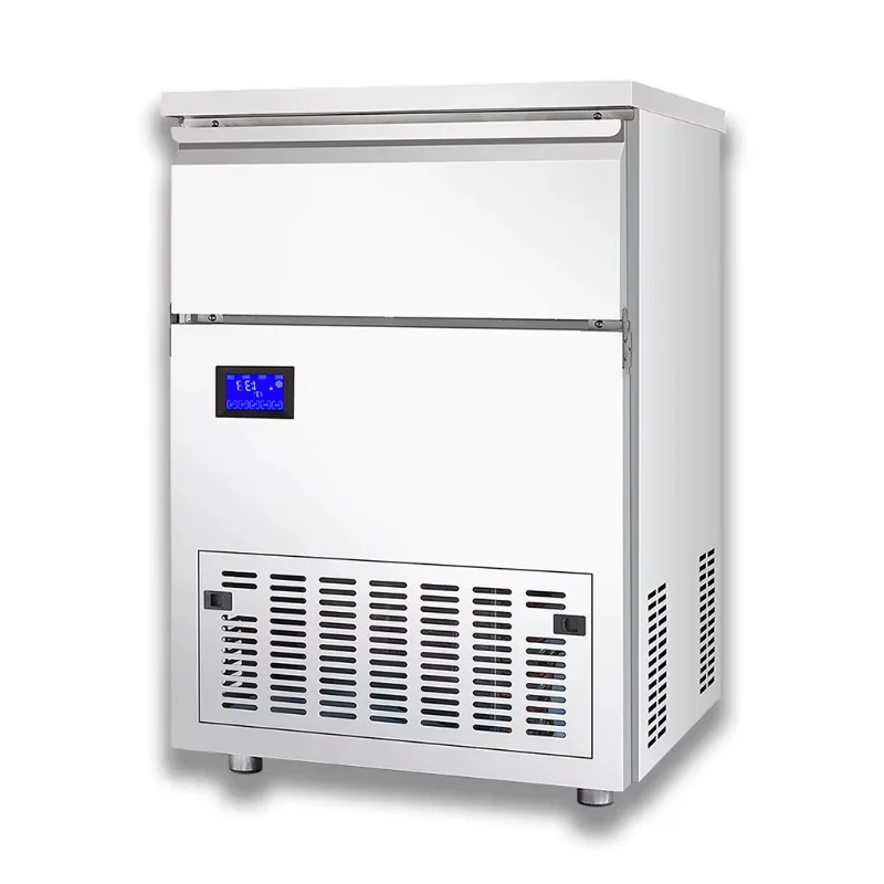 

【2026】Commercial 110V Granular Snowflake Ice Shaved Ice Manufacturing Machine 125kg Daily Output for Dessert 30kg Storage Capaci