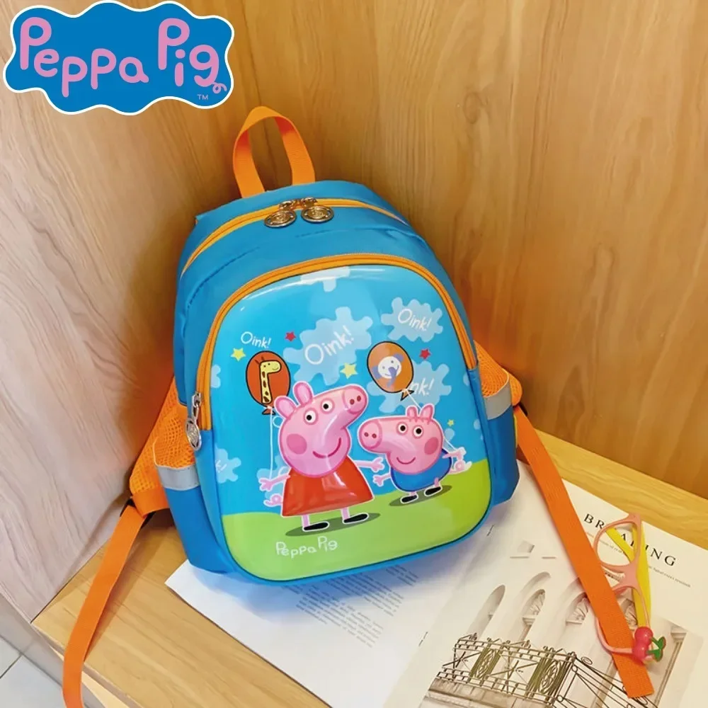 Peppa Pig Gedrukt Cartoon Kinderrugzak Rugzak Geschikt voor jongens Meisjes Studenten Outdoor Reizen School Vakantiecadeau