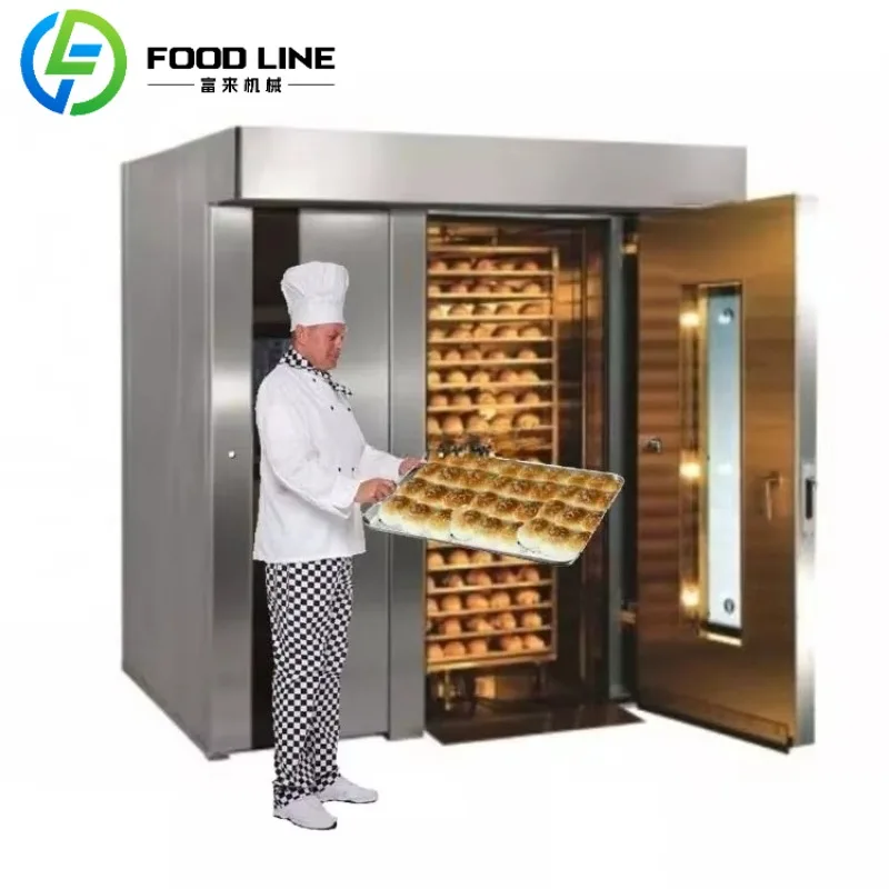 Horno de Pizza a Gas Giratorio Personalizado, Horno Eléctrico Giratorio para Asar Pollo, Horno Vertical Giratorio para Grandes Panaderías Italianas