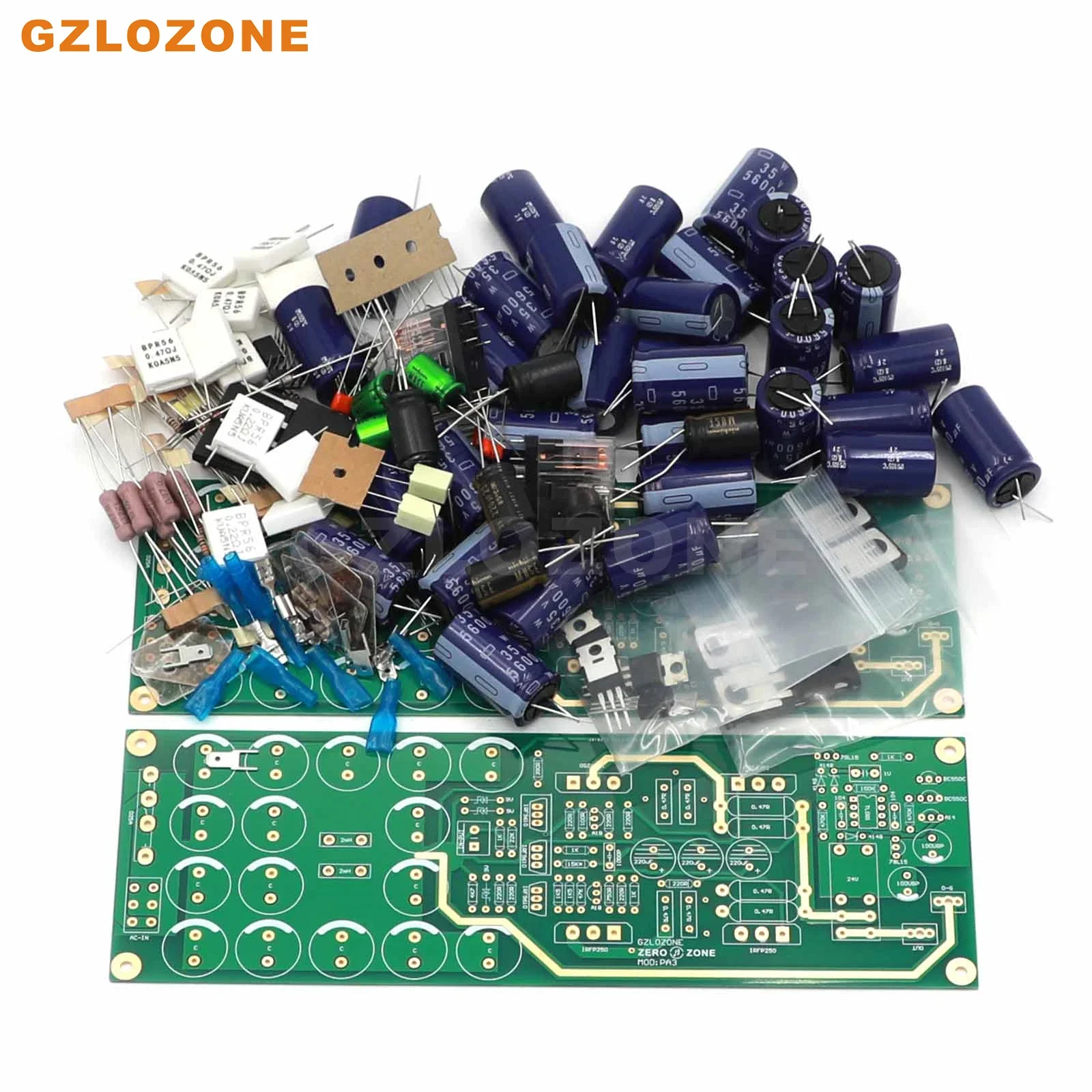 GZLOZONE PA3 Leistungsverstärker-Kit Stereo Single-Ended Class A Amp Board Base On PASS A3 30W+30W 3