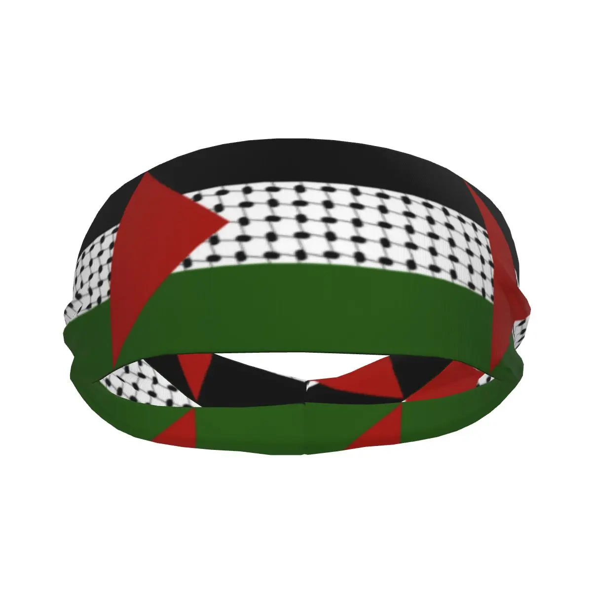 Custom Palestine Mix Sport Headbands for Women Men Stretchy Moisture Wicking Gym Sweatband