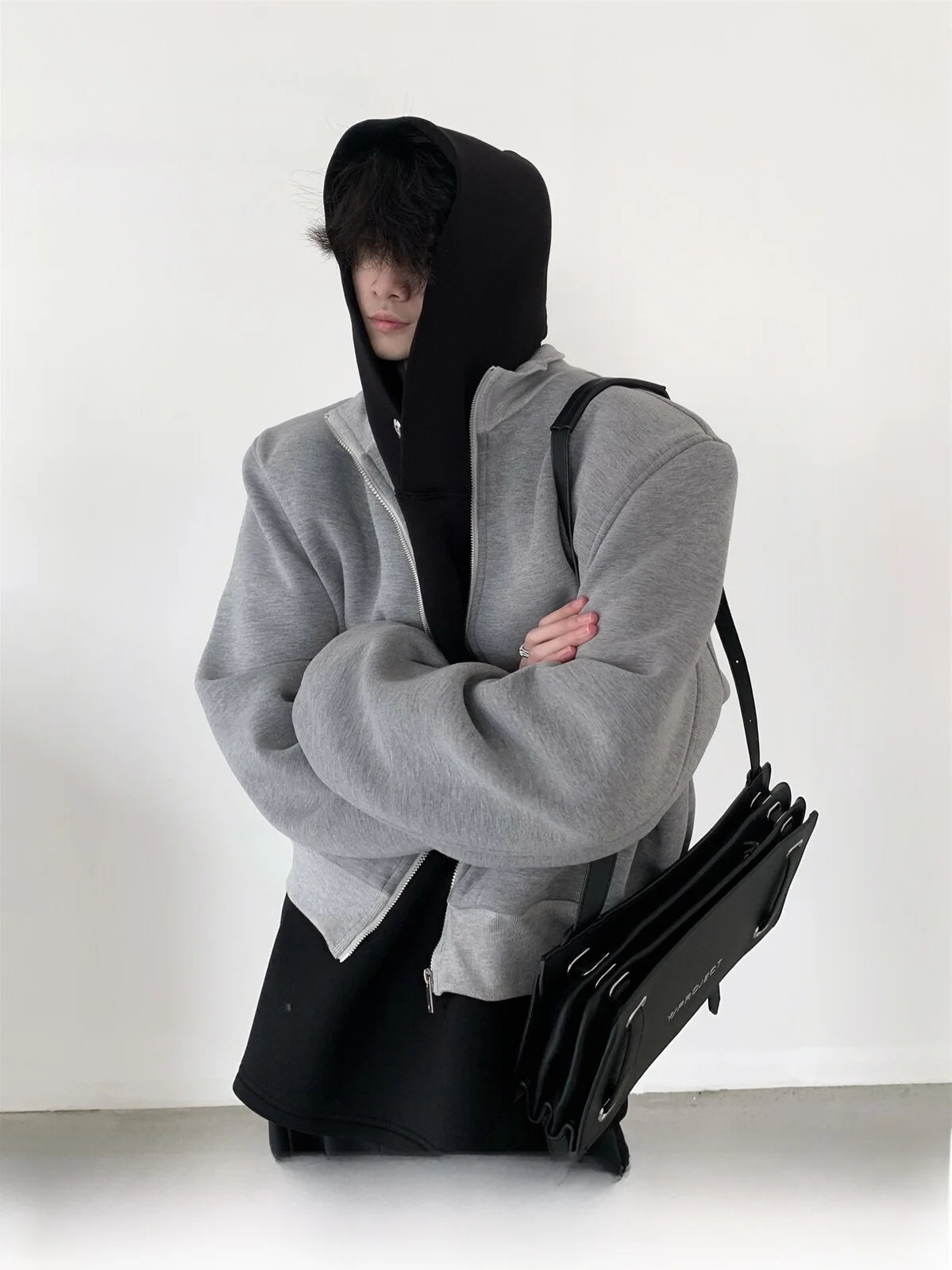 Cleanfit Design Shoulder Pad Men's Jacket Short Flight Jacket Autumn Mountain Style Spring High-End Silhouette Youth Fashion