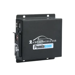 Mini DVR direto da fábrica para o carro e o caminhão, registro video do veículo, DVR móvel, 2CH, HDMI, CVBS, AHD com controle remoto, novo