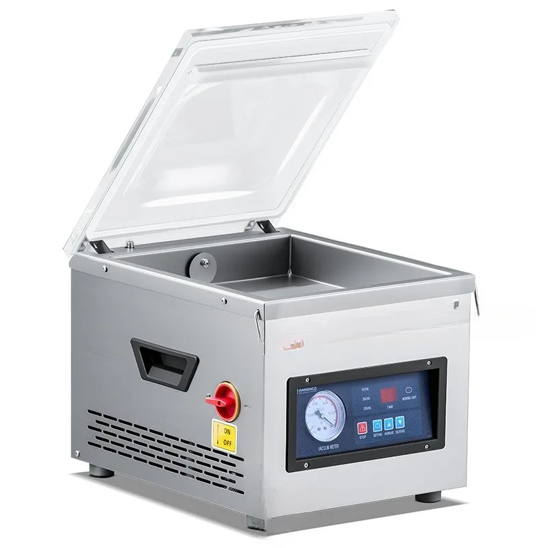 Desktop vacuum sealing machine Household and commercial food vacuum packaging machine Dry and wet oil and water evacuation baler