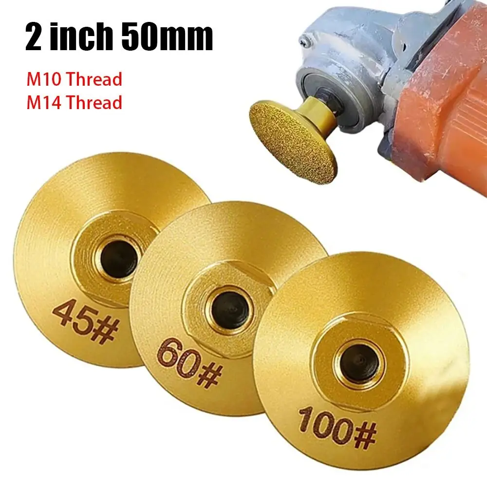 

1Pcs Marble Quartz Granite Cobblestone Grind Brazed Grinding Head Sharp Efficient Dry or Wet Use Angle Grinder Grinding Disc