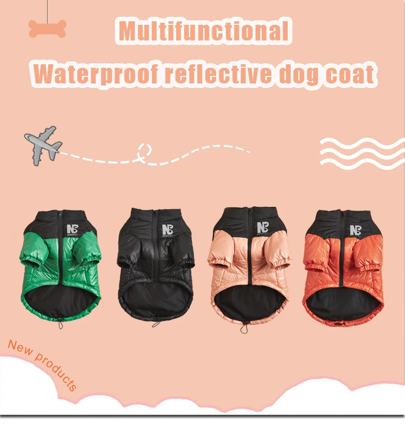 Warme Hundekleidung für den Winter, kältebeständig, Hundejacke für kleine und mittelgroße Hunde, verdickte, winddichte Welpenkleidung, Chihuahua – Detail 2