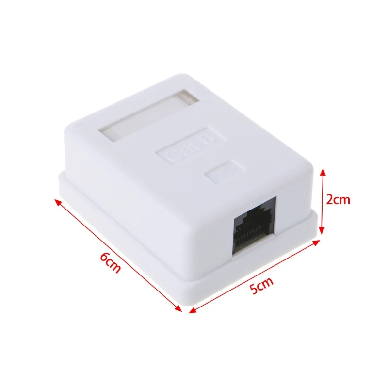 Acoplador Ethernet, conector RJ45, CAT6 a conector Ethernet CAT6 8P8C, extensor Cable red Modular en línea