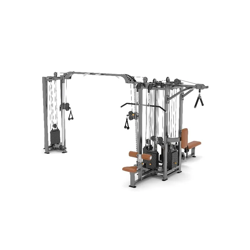 Four-Station Large Comprehensive Gym Equipment, Integrated Multi-Strength Trainer for Fitness Workout