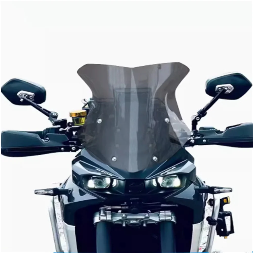For KOVE 800X waterbird model windshield modification with raised front windshield chest protector and windshield panel