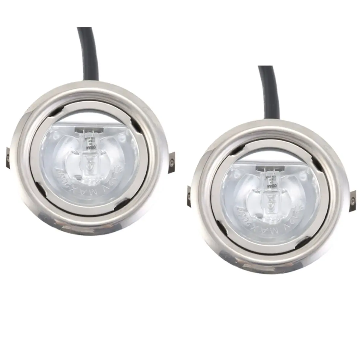 PREMIUM QUALITY 2PCS 20W Halogens Bulb for Kitchen Hood 65mm Clear Glass 12V AC for Exhauster and Vent Fan Lighting WISH