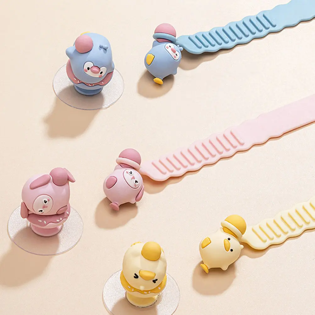 

2Pcs Premium Silicone Toilet Lid Lifter Cute Bunny Shape Hygienic No-Touch Seat Lift Tool for Travel Office Bathroom Supplies