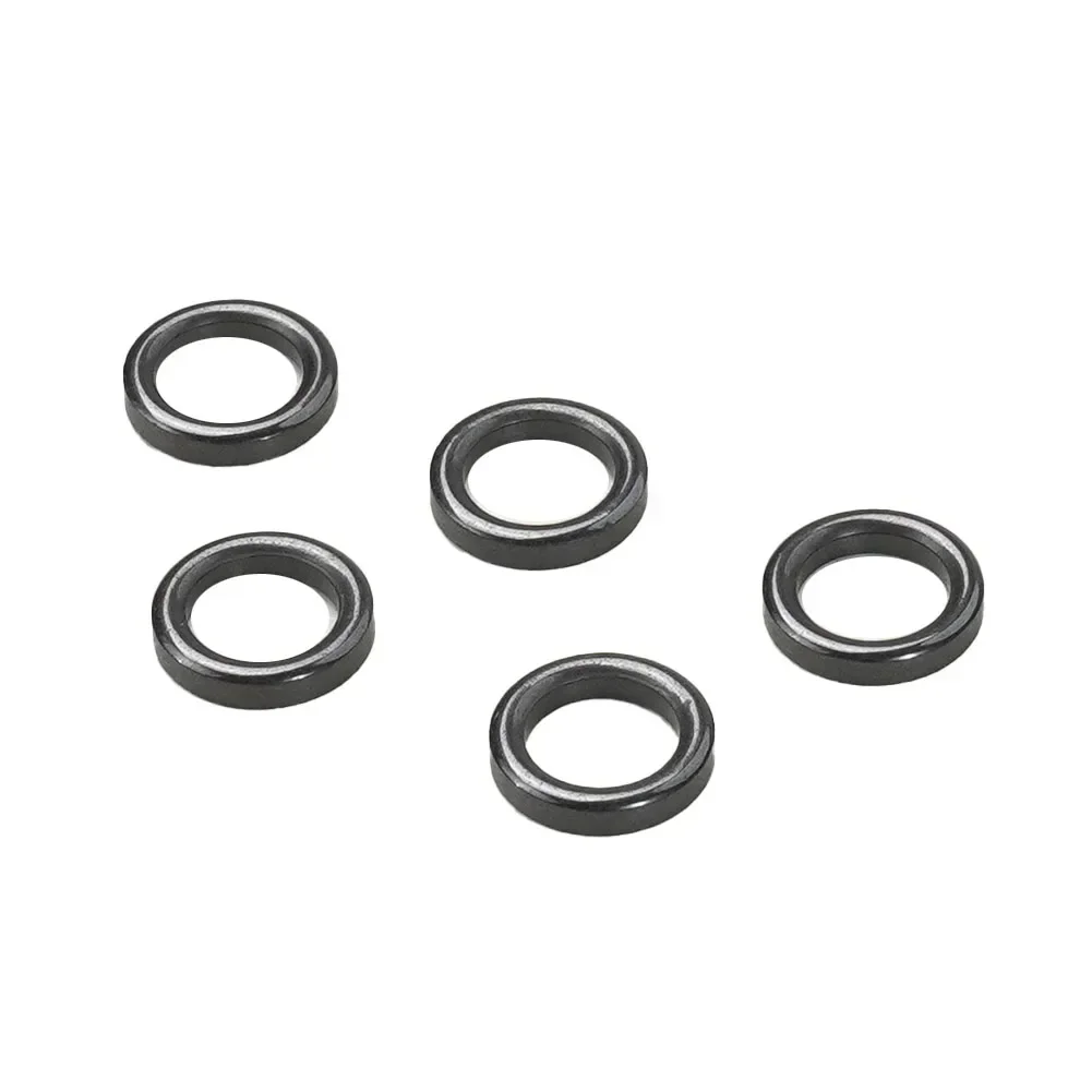 5pcs/pack Ceramic Rod Guide Rings Upgrade Fishing Gear Wear-Resistant Heat-Resistant Ceramic Guide Rings Fishing Accessories