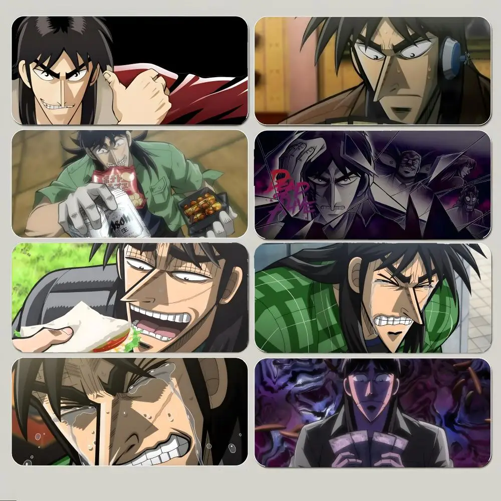 Smart Dark Anime K-Kaiji Mouse Pad Large Gaming Mousepad with Thick Stitched Edge Non-Slip Desk Mat