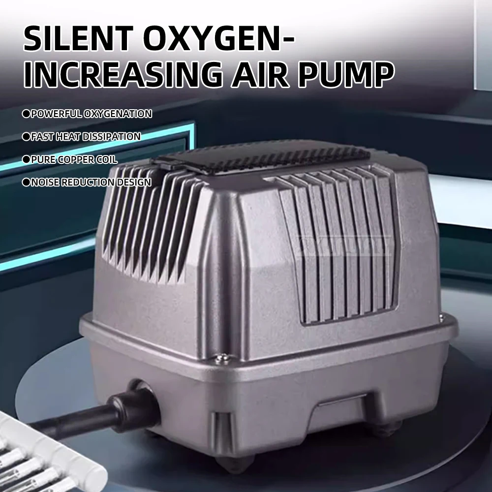 

Кислородный насос для пруда с рыбой, 220 В, кислородный насос для аэрации пруда с рыбой, кислородный воздушный насос для обработки сточных вод