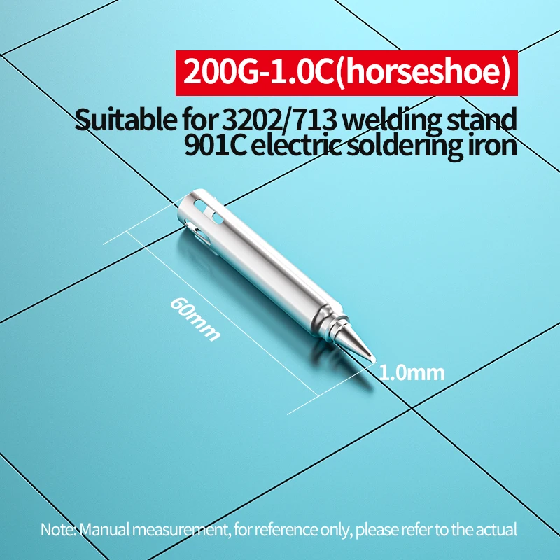 200G high quality soldering tip compatible with QUICK 3202/713/901B soldering iron 200G-K 200G-B 200G-D32 200G soldering tips