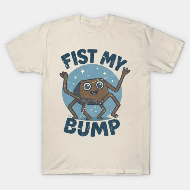 2026 New “Fist My Bump” - Project Hail Mary Andy Weir Graphic Men's Clothing T-Shirt Cotton Short Sleeve Y2k Tee Summer T Shirt