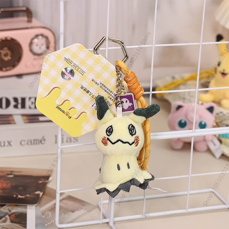 Pokémon Plush Toy Keychain Pawmi Fuecoco Gengar Mew Mimikyu Jigglypuff Pikachu Sprigatito Cute Doll Backpack Pendant Gift - view 3